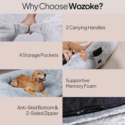 WOZOKE HUMAN DOG BED