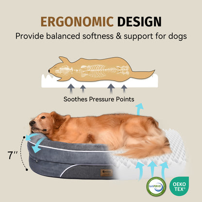 WOZOKE ORTHOPEDIC DOG BED